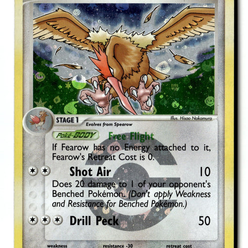 Pokemon Card Fearow LP FireRed & LeafGreen Reverse Holo Rare 24/112