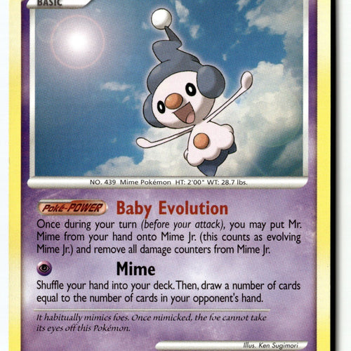 Pokemon Card Mime Jr. LP Diamond and Pearl 90/130