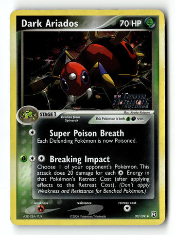 Pokemon Card Dark Ariados LP Team Rocket Returns Reverse Holo Uncommon 30/109