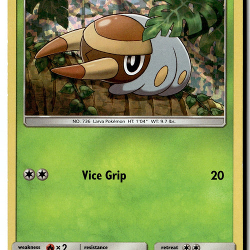Pokemon Card Grubbin - 2/12 LP McDonald's Promos 2017 Promo 002/012