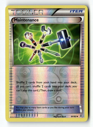 Pokemon Card Maintenance Reverse Holo LP Generations 64/83