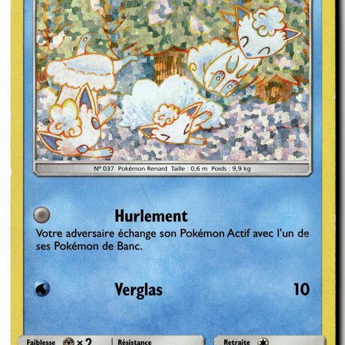 Pokemon Card Alolan Vulpix LP FRENCH MCDONALDS 13/40 HOLO