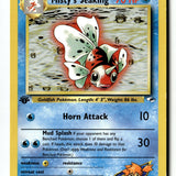 Pokemon Card Misty's Seaking 1st Edition LP Gym Heroes 055/132