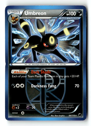 Pokemon Card Umbreon - 64/116 LP Deck Exclusives 64/116