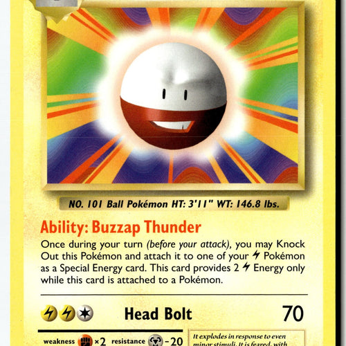 Pokemon Card Electrode LP XY - Evolutions Rare 40/108