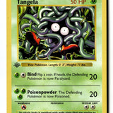Pokemon Card Tangela 1st Edition LP Base Set Shadowless 66/102