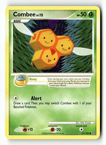 Pokemon Card Combee LP Stormfront Common 57/100