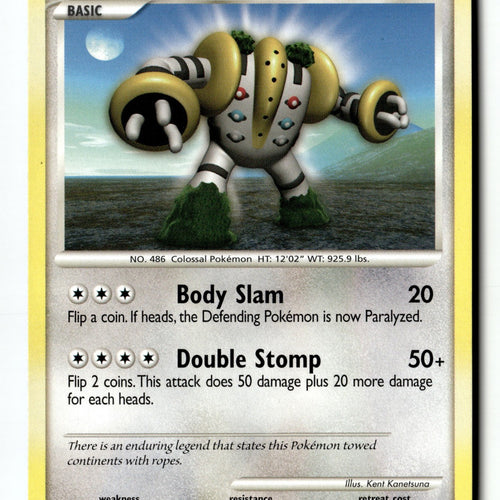 Pokemon Card Regigigas Normal LP POP Series 9 Rare 004/017