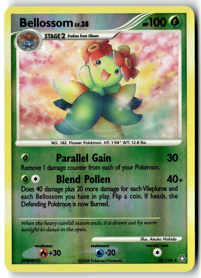Pokemon Card Bellossom LP Legends Awakened Reverse Holo Rare 20/146