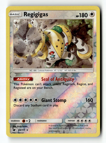 Pokemon Card Regigigas - Reverse Holo LP Cards Promo 84/111