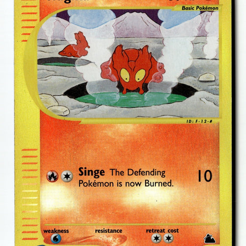Pokemon Card Slugma (99) Reverse Holo LP Skyridge 099/144