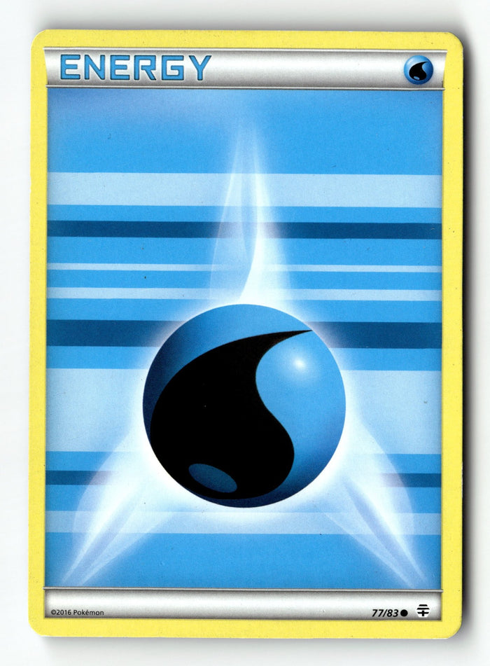 Pokemon Card Water Energy LP Generations Common 77/83