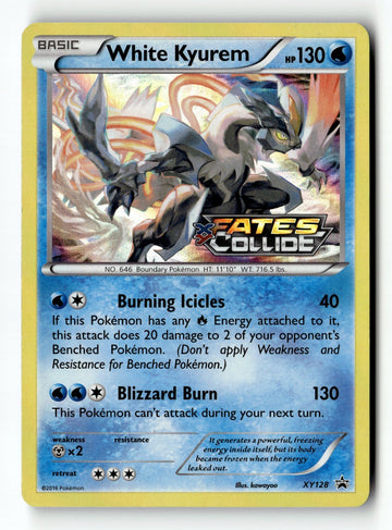 Pokemon Card White Kyurem (Prerelease) Holo LP XY Promos XY128