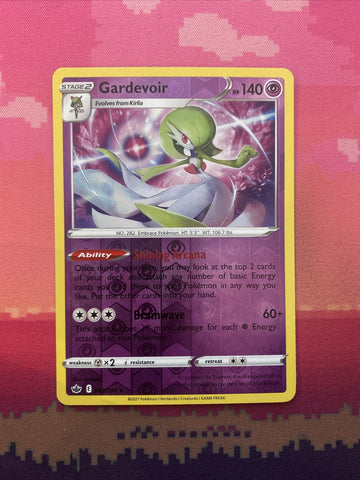 Pokemon Card Gardevoir Chilling Reign Reverse Holo Rare 061/198 Near Mint
