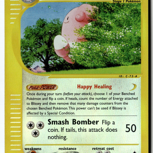 Pokemon Card Blissey LP Aquapolis Reverse Holo Rare 6/147