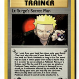 Pokemon Card Lt. Surge's Secret Plan LP Gym Challenge 1st Edition Rare 107/132
