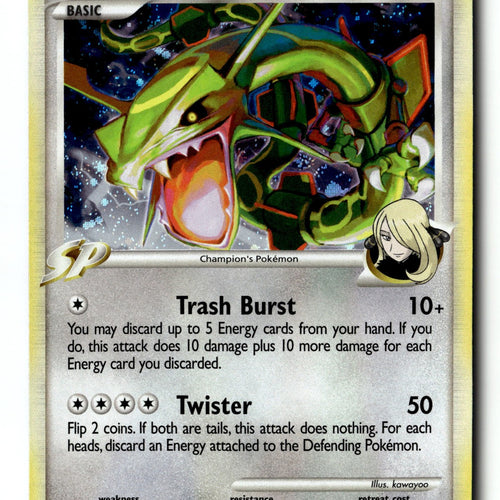 Pokemon Card Rayquaza C Holo LP Supreme Victors Holo Rare 8/147