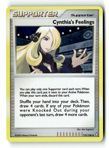 Pokemon Card Cynthia's Feelings - (Cosmos Holofoil) 131/146 Promo