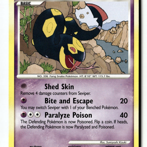 Pokemon Card Seviper LP Platinum 61/127