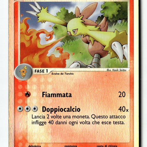 Pokemon Card Combusken - LP Ruby Sapphire Reverse Holo Uncommon 27/109 ITALIAN