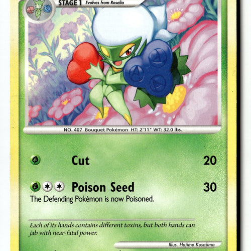 Pokemon Card Roserade Normal LP Supreme Victors Uncommon 81/147