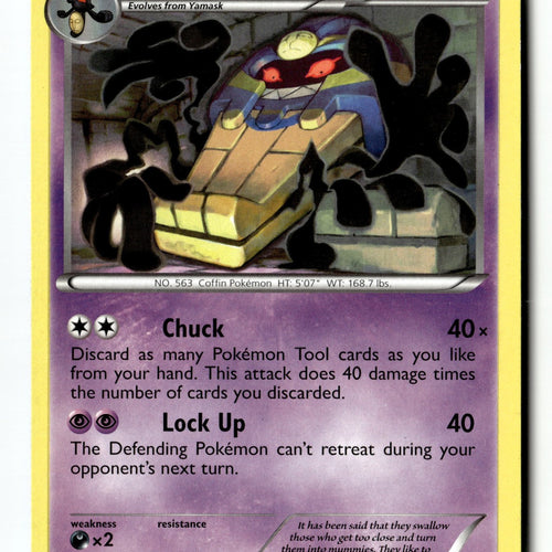 Pokemon Card Cofagrigus LP Dark Explorers Rare 52/108