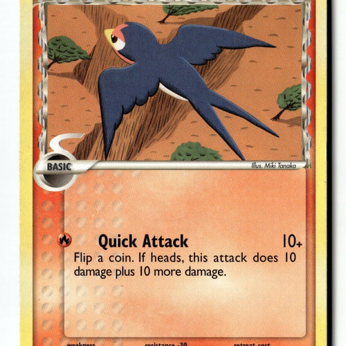 Pokemon Card Taillow Delta Species LP Dragon Frontiers 66/101