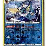 Pokemon Card Vaporeon Reverse Holo LP SWSH04: Vivid Voltage 30/185
