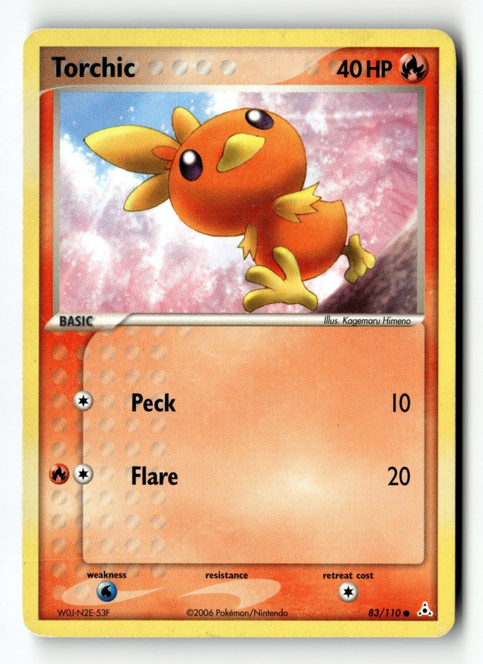 Pokemon Card Torchic LP Holon Phantoms 83/110