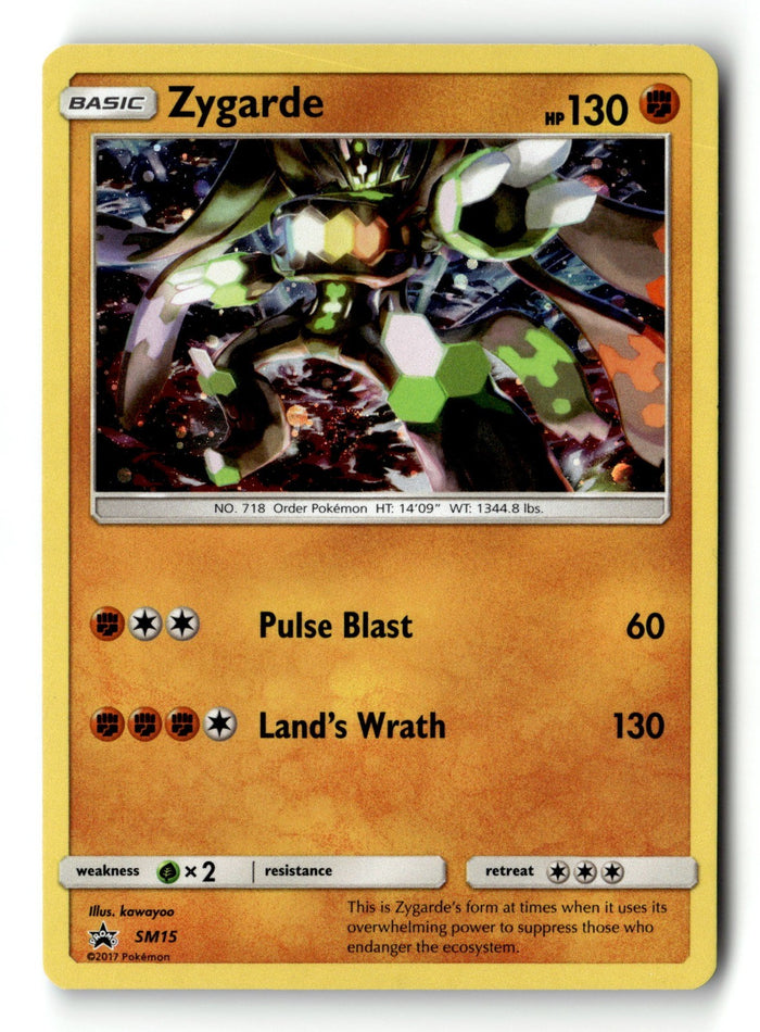Pokemon Card Zygarde - Holo LP SM Promos SM15