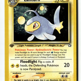 Pokemon Card Lanturn LP Neo Genesis 1st Edition Uncommon 038/111