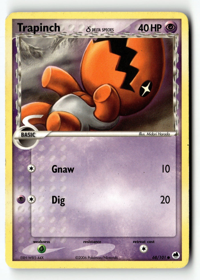 Pokemon Card Trapinch - 068/101 (Delta Species) LP Dragon Frontiers 68/101