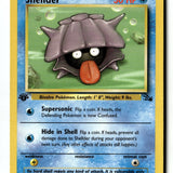 Pokemon Card Shellder 1st Edition LP Fossil 54/62