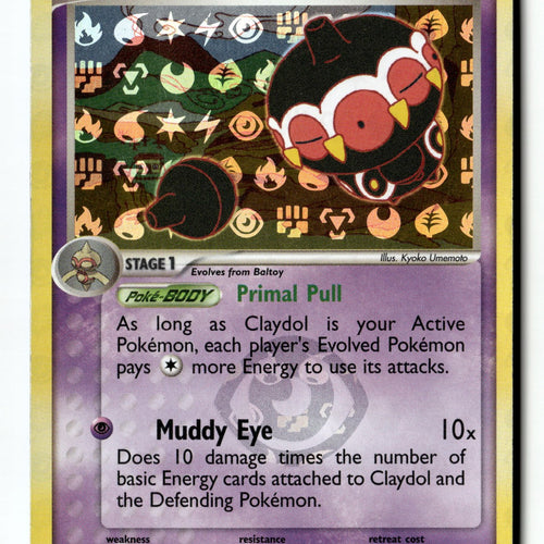 Pokemon Card Claydol - LP Hidden Legends Reverse Holo Rare 2/101