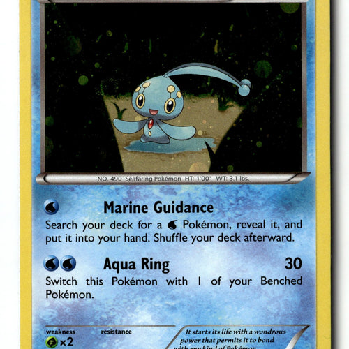 Pokemon Card Manaphy - Holo LP XY Promos XY190