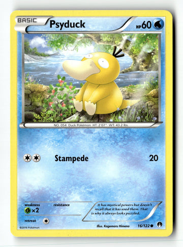 Pokemon Card Psyduck LP XY - BREAKpoint 16/122