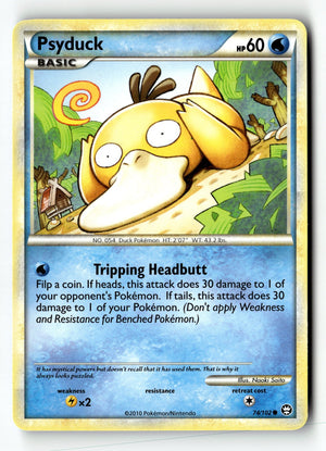 Pokemon Card Psyduck LP Triumphant 74/102