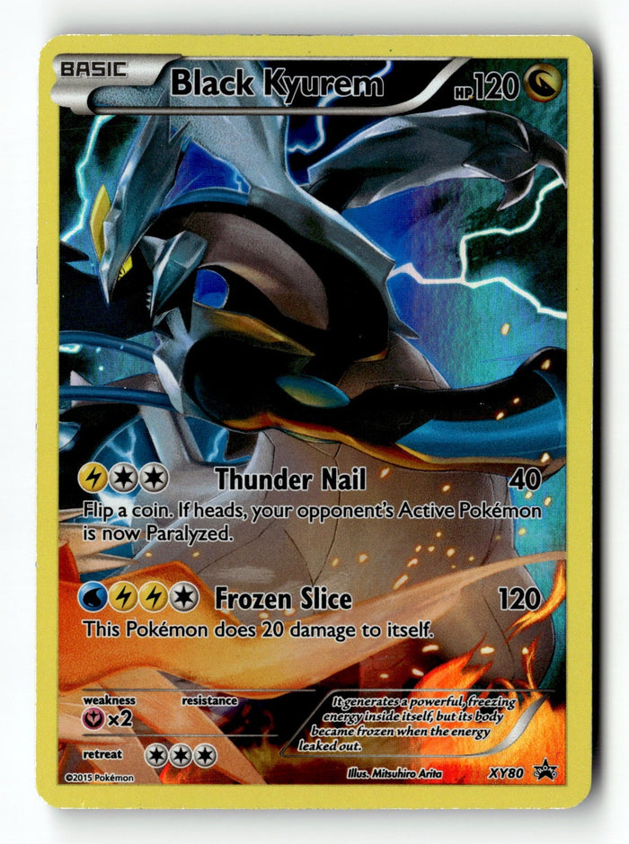 Pokemon Card Black Kyurem - Holo LP XY Promos XY80