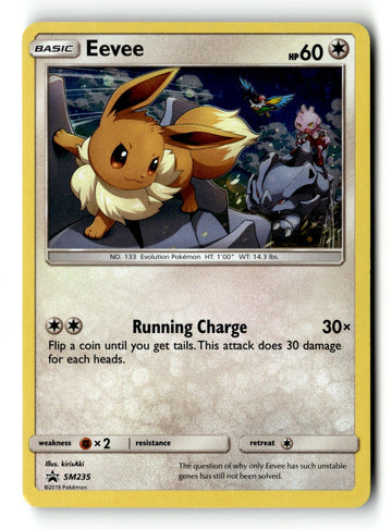 Pokemon Card Eevee - Holo LP SM Promos SM235