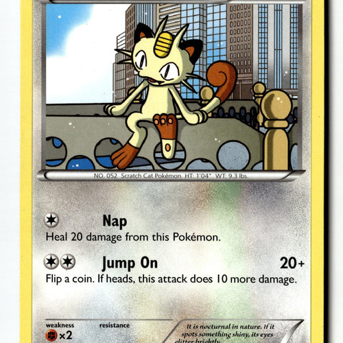 Pokemon Card Meowth - LP Black and White Promos BW35