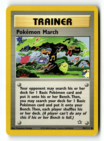 Pokemon Card Pokemon March Unlimited LP Neo Genesis 102/111