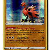 Pokemon Card Galarian Zapdos Holo LP SWSH07: Evolving Skies 082/203