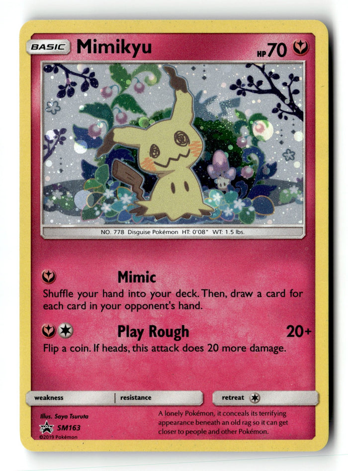 Pokemon Card Mimikyu - Holo LP SM Promos SM163