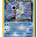 Pokemon Card Dark Blastoise (20) 1st Edition LP Team Rocket 20/82