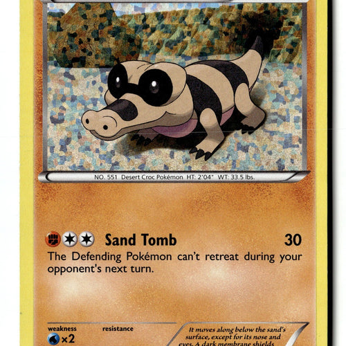 Pokemon Card Sandile - 8/12 Holo LP McDonald's Promos 2011 008/012