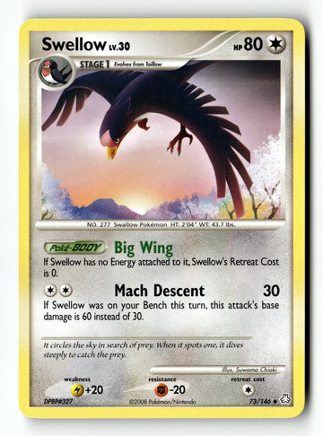 Pokemon Card Swellow LP Legends Awakened 73/146