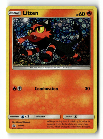 Pokemon Card Litten - General Mills Promo Holo LP SM02