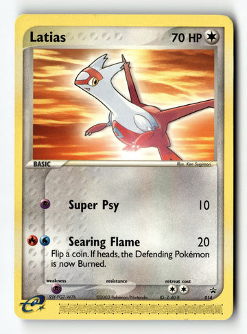Pokemon Card Latias - Pokemon Heroes:  DVD Release LP Nintendo Promos 014