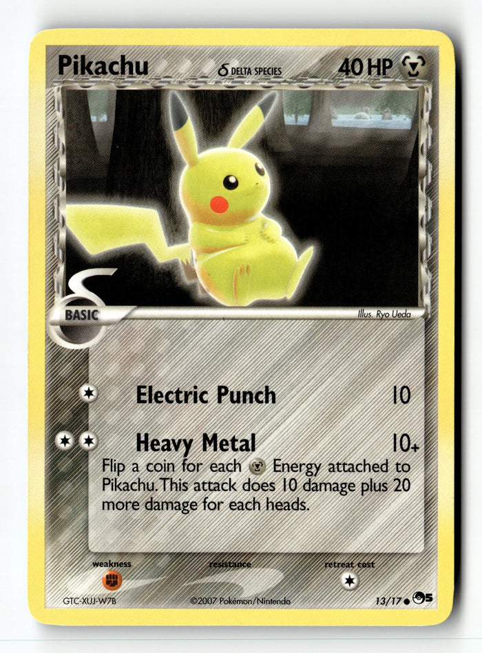 Pokemon Card Pikachu (Delta Species) LP POP Series 5 013/017