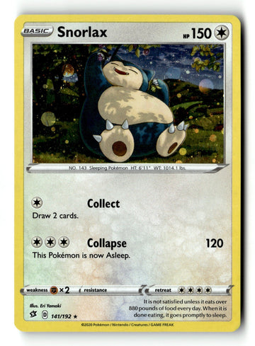 Pokemon Card Snorlax - Cosmos Holo LP Miscellaneous Cards & Products 141/192